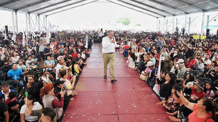 Adán Augusto López ofrece “convertir la esperanza en una hermosa realidad”