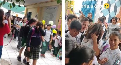 Original despedida a alumnos de sexto año hace llorar a todos de emoción | VIDEO