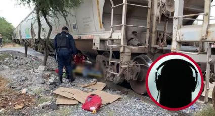 Joven muere atropellada por tren de carga; llevaba audífonos y no lo escuchó