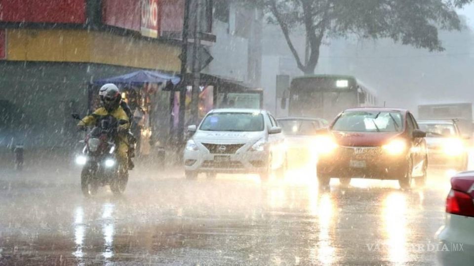 La conjunción de cuatro fenómenos meteorológico en el país traerán lluvias y fuertes vientos a distintas partes de la república