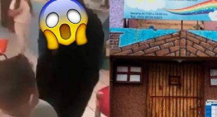 Maestra asusta con máscara siniestra a niños de kínder; autoridades lo clausuran | VIDEO
