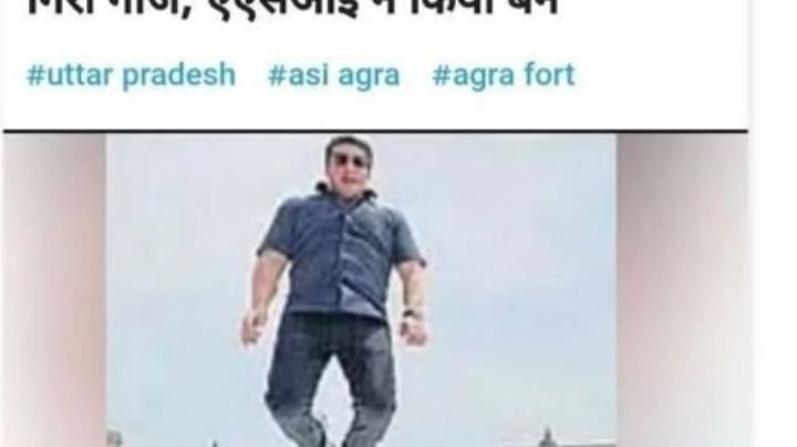 Samuel García rompe protocolo y brinca dentro de monumento Patrimonio de la Humanidad; corren a su guía