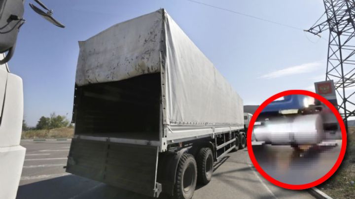 Trailero arrastra a ciclista durante 5 kilómetros; no se dio cuenta de su error | VIDEO