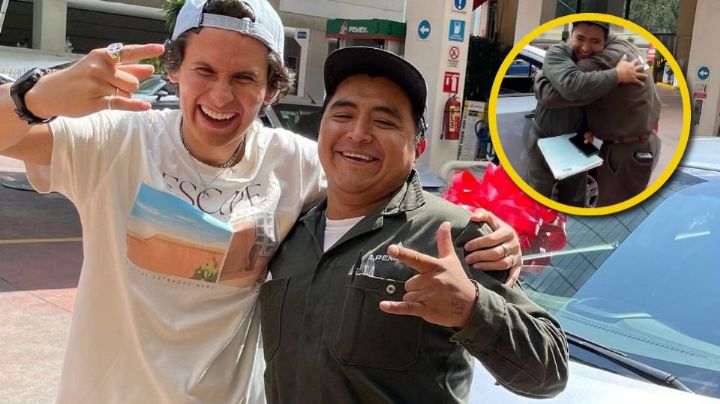 Influencer sorprende a despachador de gasolina ¡con un auto nuevo! | VIDEO