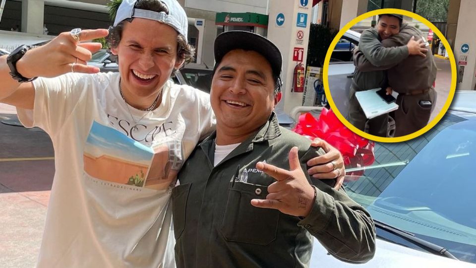 El creador de contenido le cambió la vida a un trabajador de una gasolinera, al cumplirle uno de sus sueños más deseados