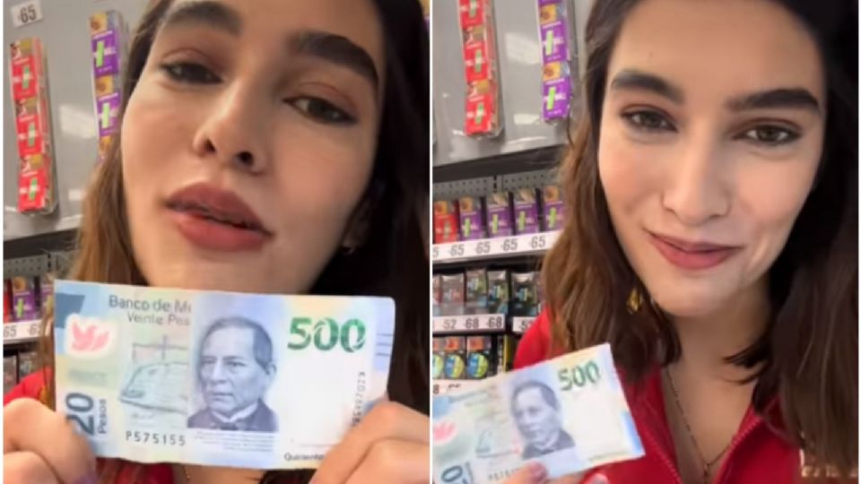 Trabajadora del Oxxo denuncia que fue estafada con un peculiar billete de “520 pesos”
