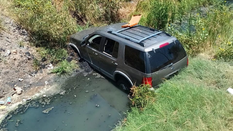 La mujer estaba en shock, pero ilesa.