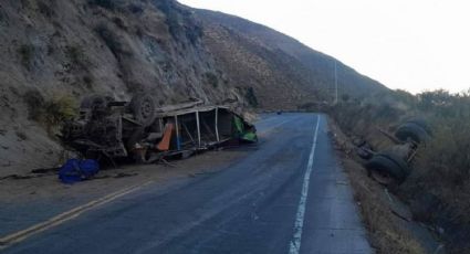 Camión cae al abismo y mata a 13 pasajeros; se precipitó más de 200 metros