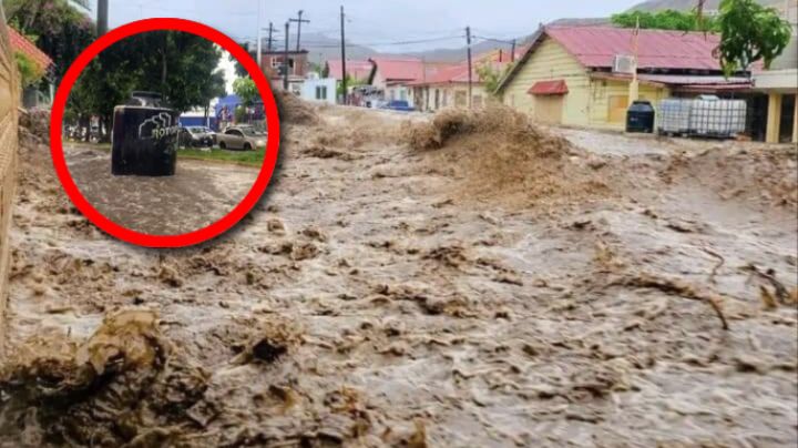 Huracán Hilary inunda Estados y se lleva ¡hasta el tinaco! | VIDEO