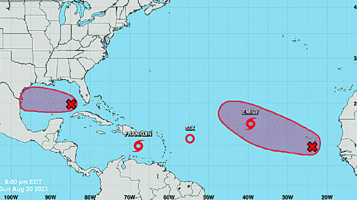 Depresión tropical amenaza a los dos Laredos