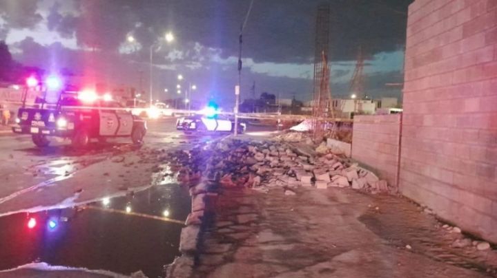 Niña de 13 años muere aplastada por barda de blocks; iba a comprar paletas