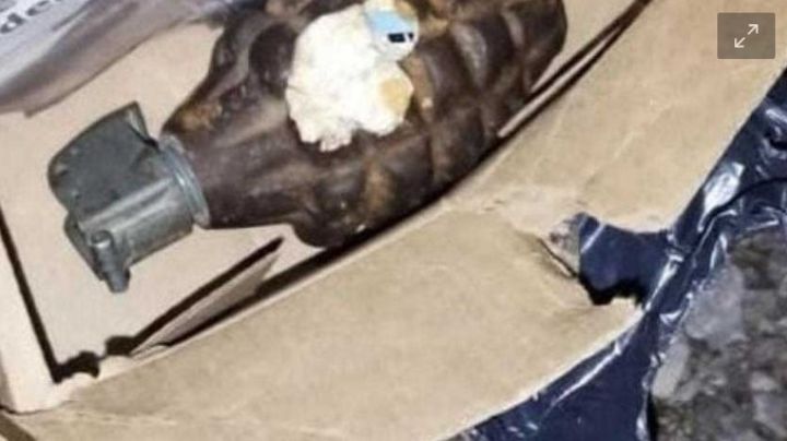 Hombre compra un celular en internet ¡y le llega una granada!