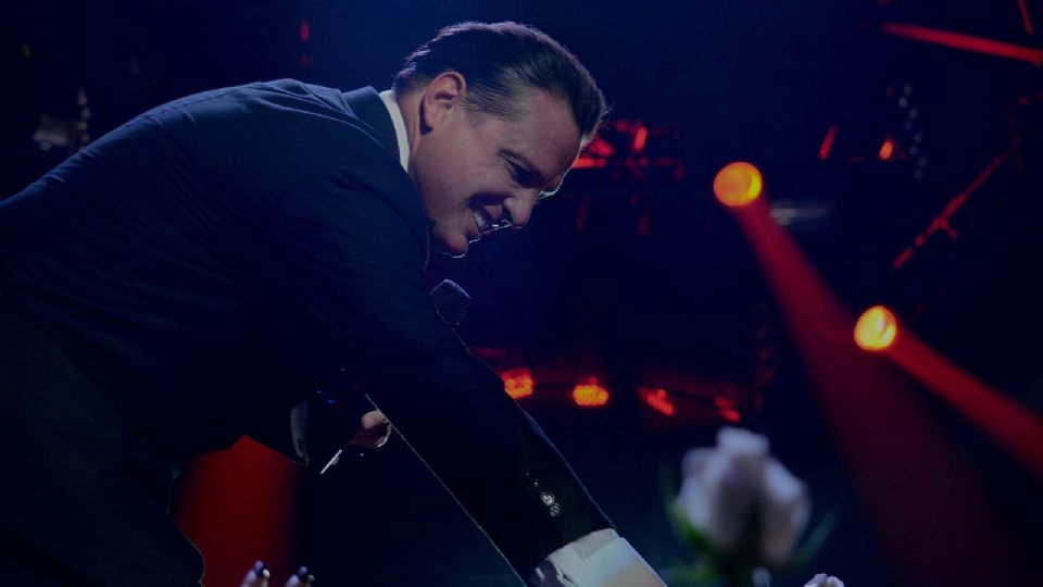 Luis Miguel en uno de sus conciertos