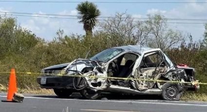 Muere conductor de Tsuru tras chocar con tráiler en Carretera a Reynosa