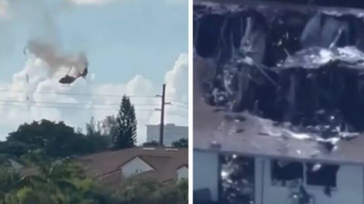 Helicóptero se desploma y cae sobre edificio en Florida; dos pierden la vida | VIDEO