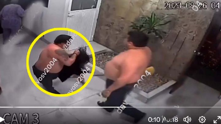 VIDEO: Hombre golpea con palo a mujer y la arrastra del cabello