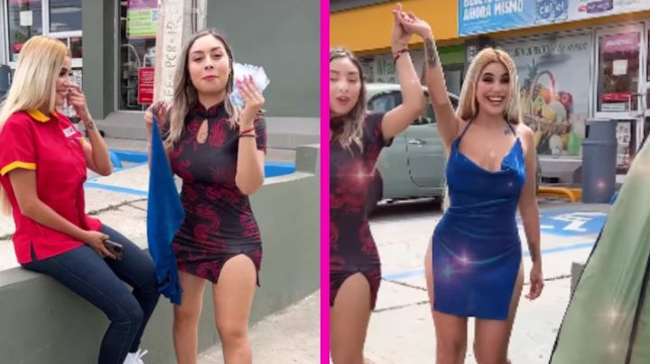Hermosa cajera del Oxxo acepta reto; renuncia para dedicarse al modelaje | VIDEO