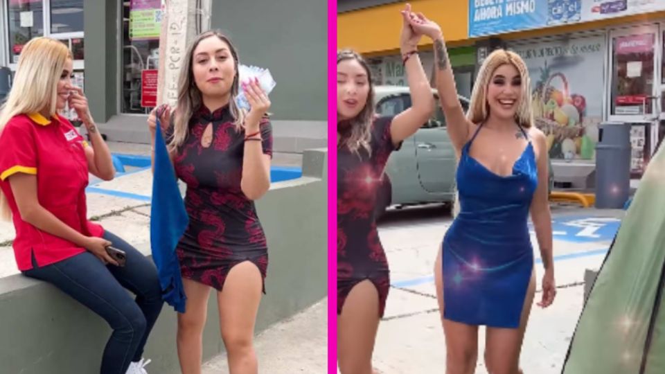 La guapa trabajadora mostró sus dotes, encantando a todos en redes sociales