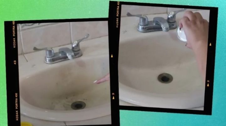 El truco con solo un ingrediente para quitar el sarro del lavabo del baño | VIDEO