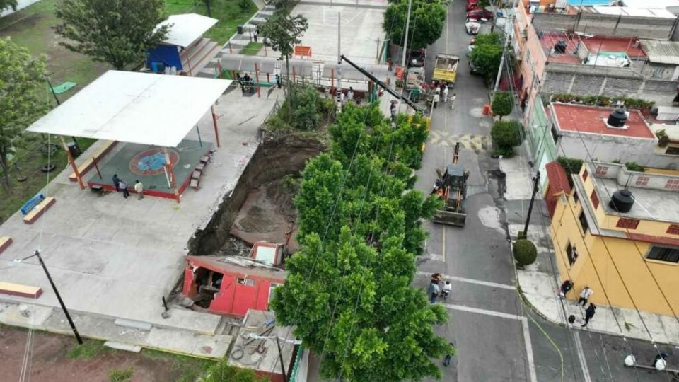 Hundimiento del recinto Gertrudis Sánchez