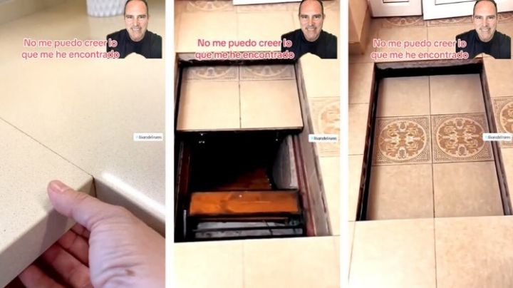 Encuentra cuarto secreto en su cocina; ¿será la baticueva?