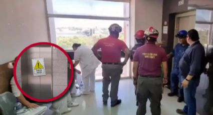 Rescatan a 4 personas atrapadas en elevador del IMSS en Monterrey