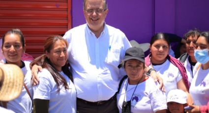 Marcelo Ebrard presenta las Casas Violeta contra la violencia de género