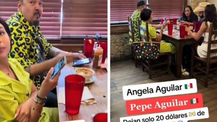 Mesero enojado exhibe y critica a Pepe Aguilar por dejarle muy poca propina | VIDEO