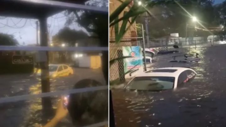 Lluvias en Guadalajara deja inundaciones; autos son arrastrados por la corriente | VIDEO