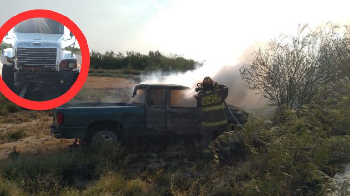 Trágico accidente: Dos personas mueren calcinadas tras ser chocadas por tráiler en el Bulevar Colosio Norponiente