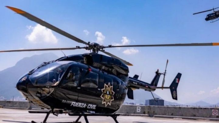 Como de película: Fuerza Civil de Nuevo León frustra asalto a tractocamión con helicóptero