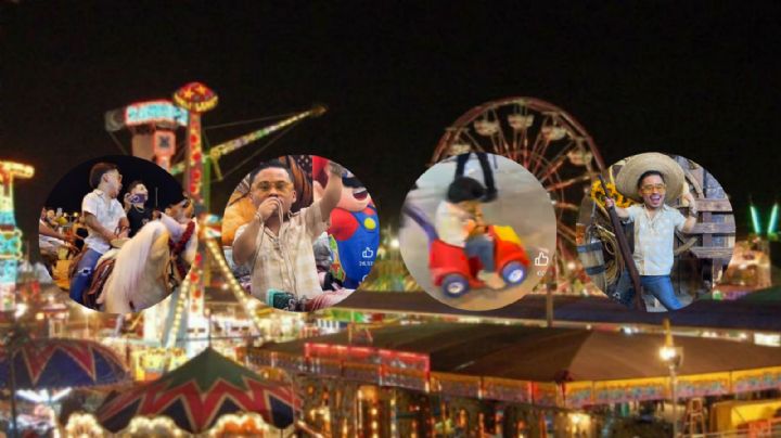 Abelito se da rienda suelta en Expomex 2023: ¡se pone a vender cobijas! | FOTOS