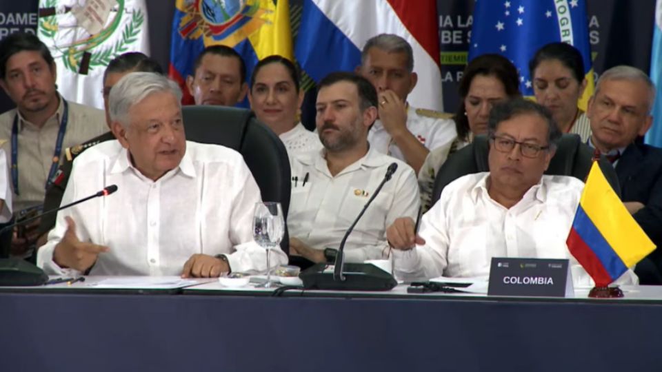 El presidente mexicano recalcó la necesidad de trabajar en conjunto, con valores para detener el tráfico de la droga en los países sudamericanos