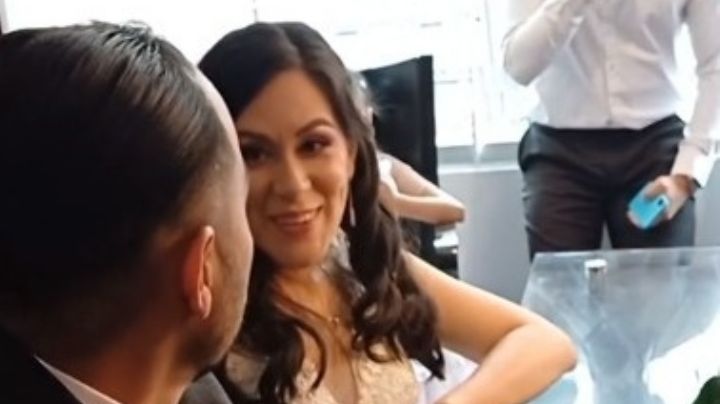 Mujer le pide un tiempo a su novio... en plena ceremonia de boda | VIDEO