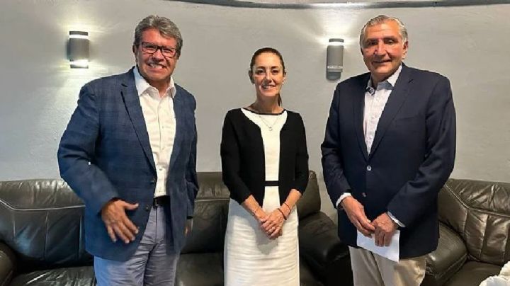 Claudia Sheinbaum designa a Adán Augusto y Monreal como coordinadores de su equipo