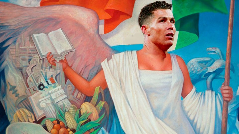 Cristiano Ronaldo en los libros de la SEP