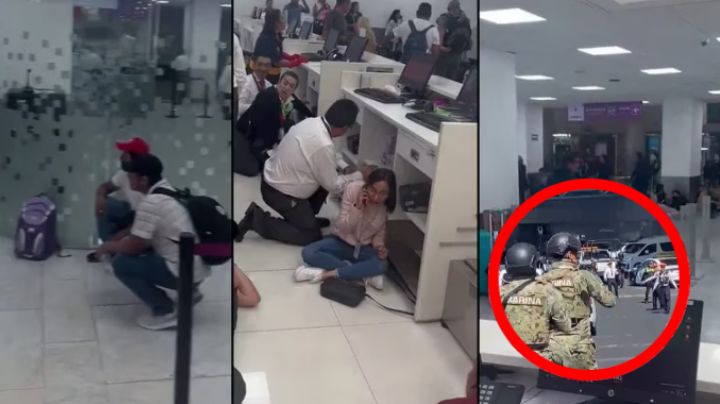 Reportan balacera en la Terminal 1 del AICM; 2 heridos en el incidente