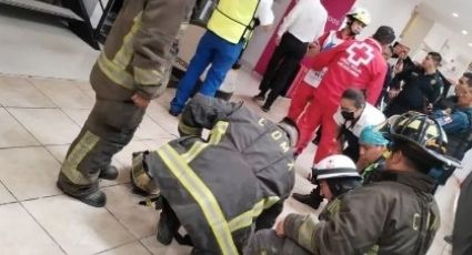 Se desploma elevador de centro comercial; muere una abuelita prensada