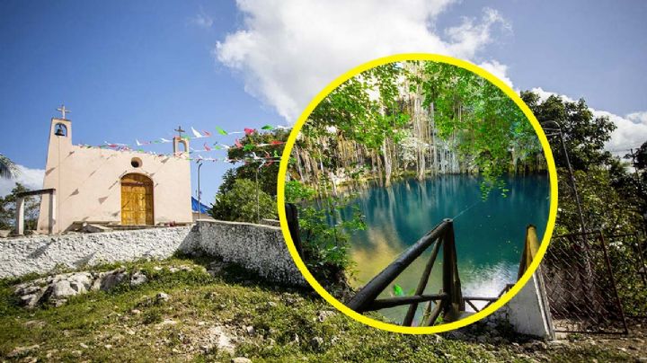 En México existe un hermoso cenote debajo de iglesia, visítalo