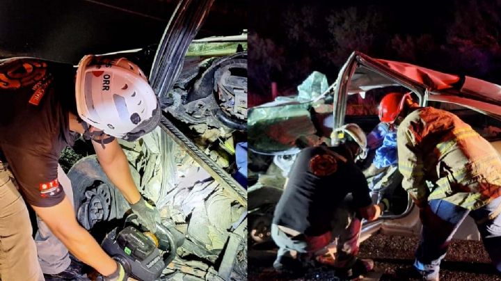Muere prensado tras choque en carretera General Terán-China