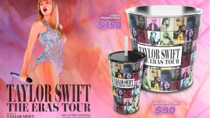 Prepárate, anuncian que habrá vaso y palomera de Taylor Swift; esto costará 