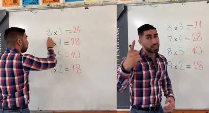 Así da clases este maestro de Tamaulipas, ¿matemáticas con corridos? | VIDEO