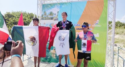 Neolaredense Ghaffar García Rubio obtuvo el primer lugar en 5 kilómetros de nado en mar abierto