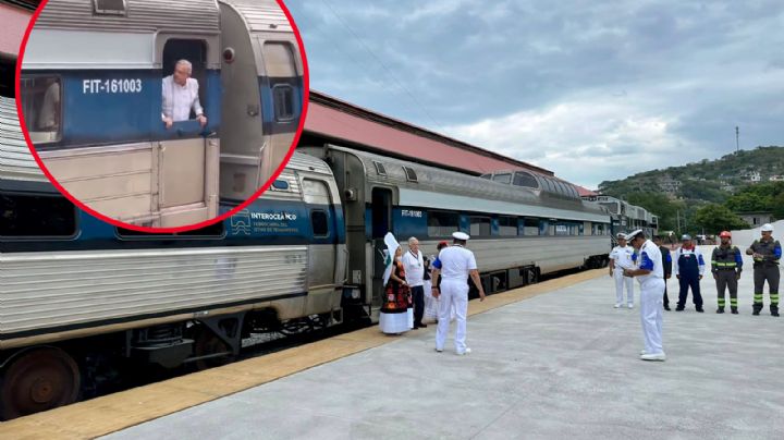 AMLO realiza prueba del Tren Interoceánico del Istmo de Tehuantepec