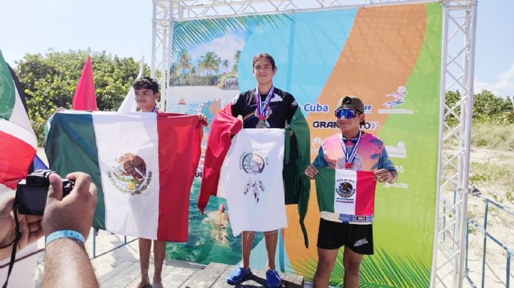 Neolaredense Ghaffar García Rubio obtuvo el primer lugar en 5 kilómetros de nado en mar abierto