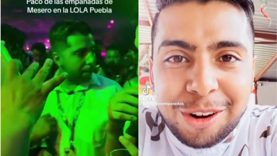 Paco, el de las empanadas, negó ser mesero; lo criticaron por su forma de hablar