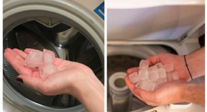 Estos son los beneficios de poner cubos de hielo en tu lavadora