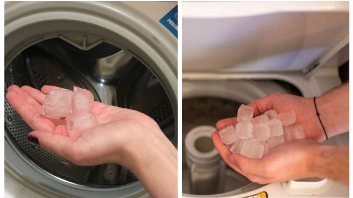 Estos son los beneficios de poner cubos de hielo en tu lavadora