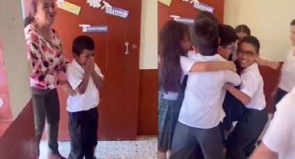 Maestra hace fiesta a niño que nunca había sido celebrado | VIDEO