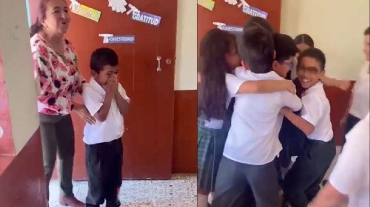 Maestra hace fiesta a niño que nunca había sido celebrado | VIDEO
